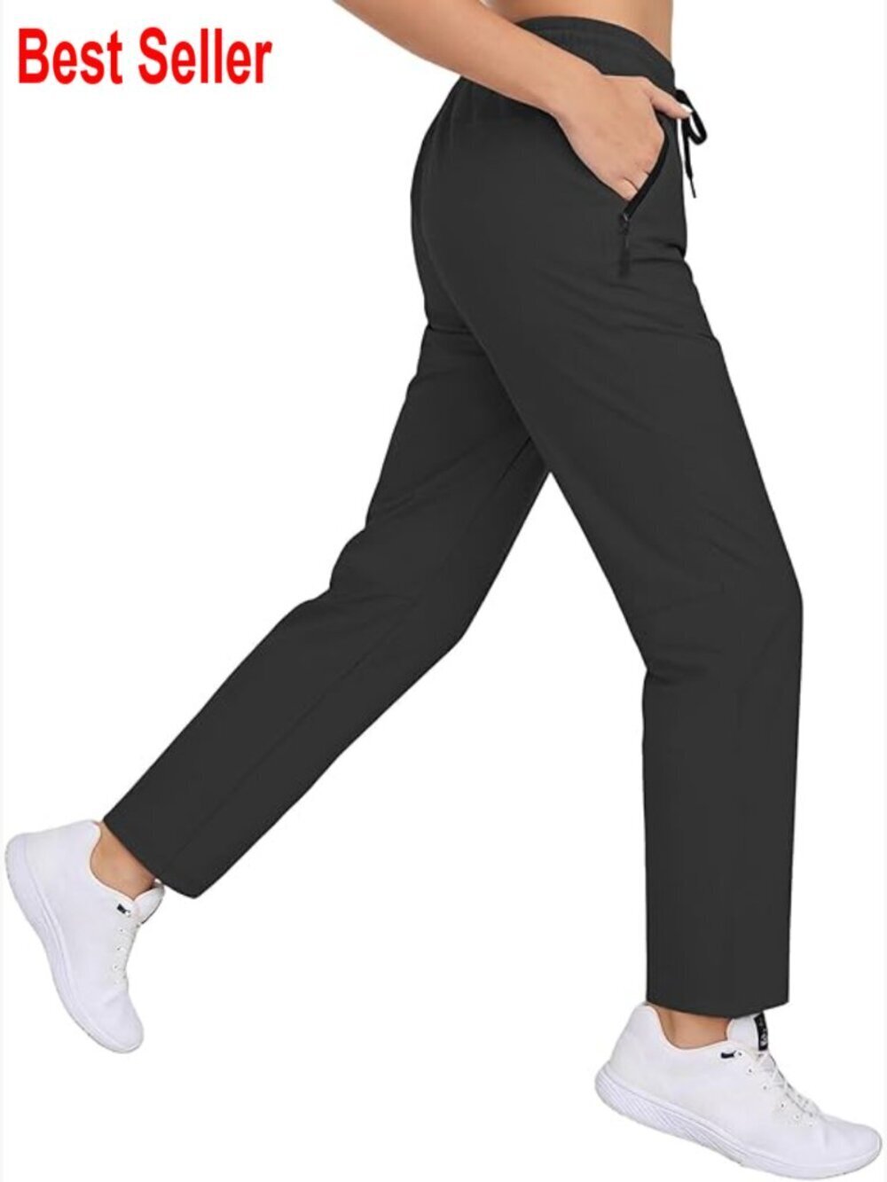 Lightweight Quick Dry Hiking Pants with Zipper Pockets Water Resistant